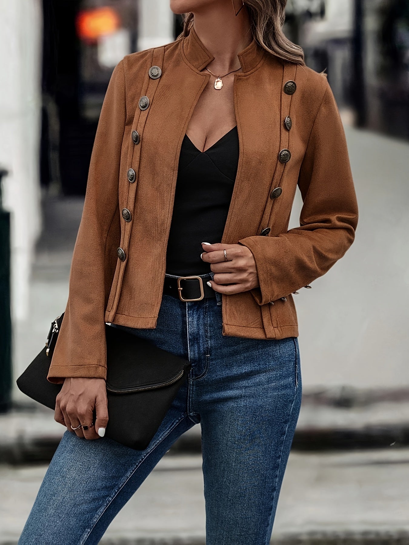 women's suede jacket