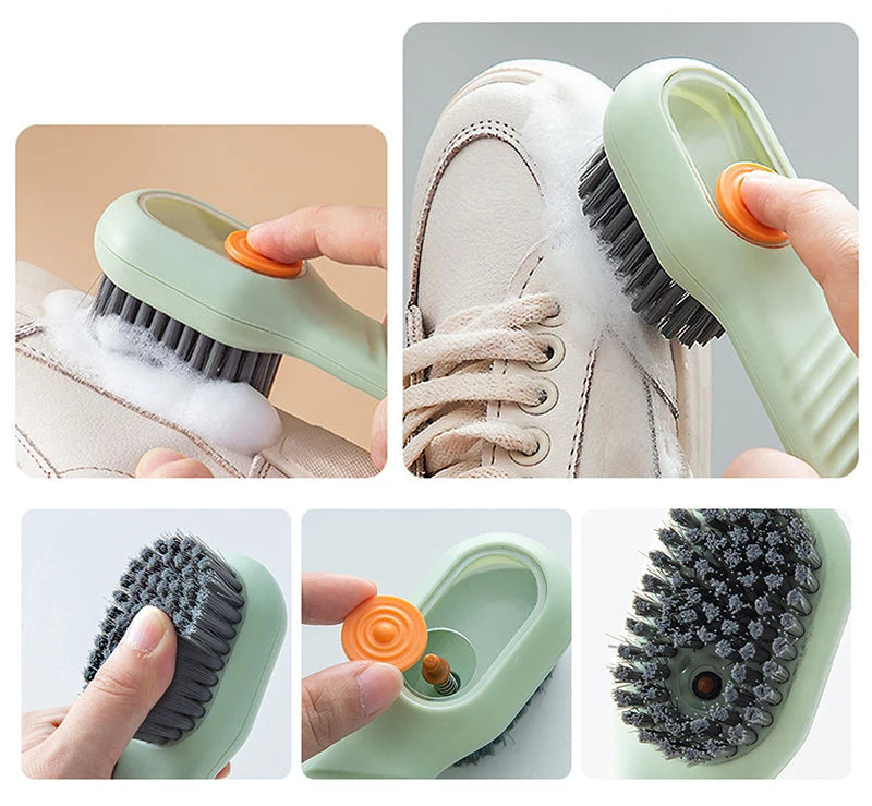 Automatic Liquid Discharge Shoe Brush - Emelay