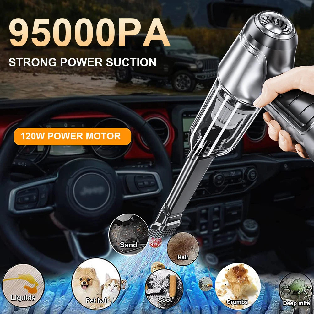 Compact and Cordless Car Vacuum