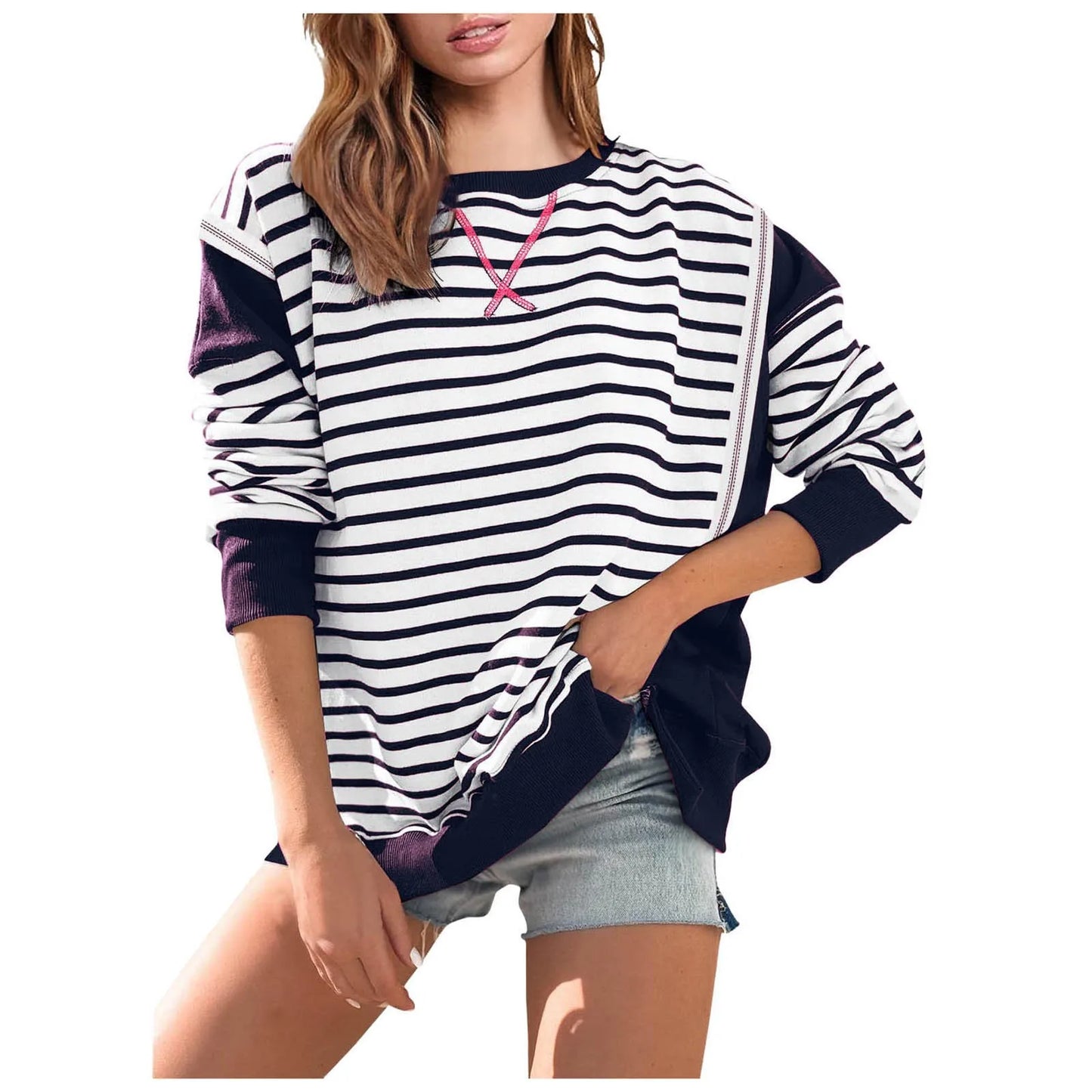 Women’s Elegant Long Sleeve Knitted Sweater