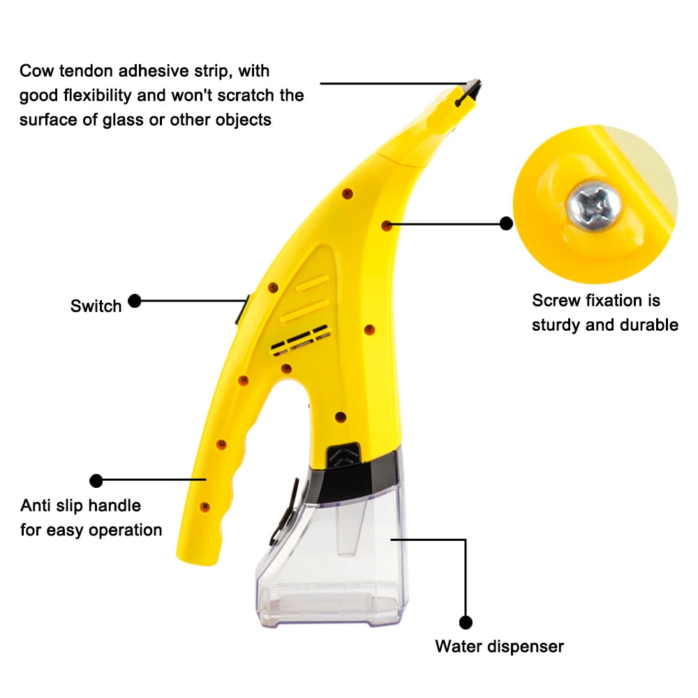 Limpiador de ventanas automático recargable inalámbrico