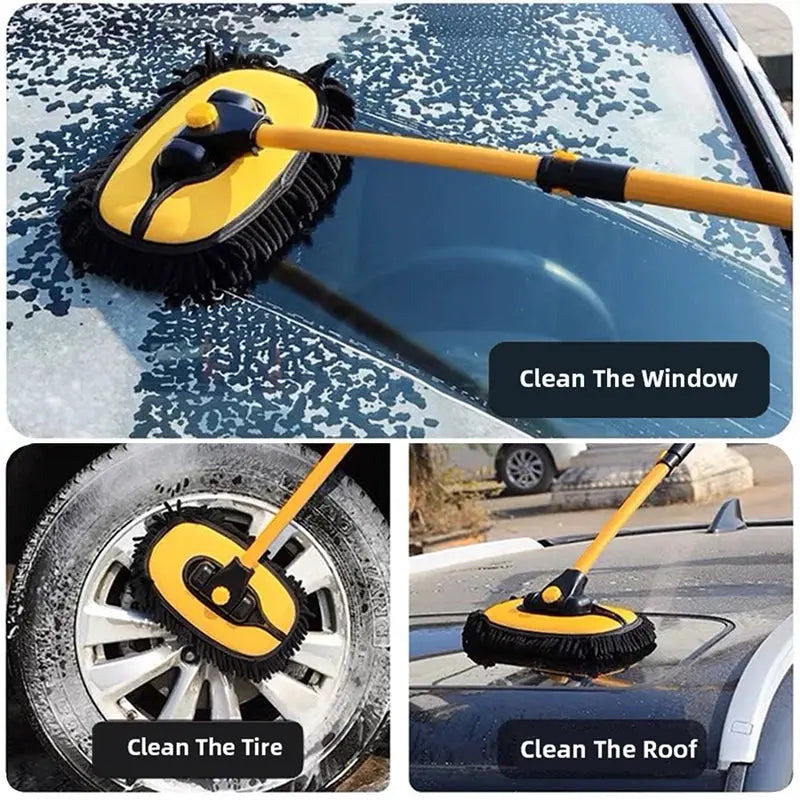 Telescopic Long Handle Car Wash Brush Emelay