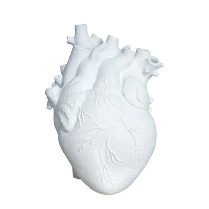 Heart-Shaped Resin Vase - Elegance and Originality - Emelay