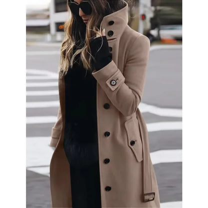 Autumn Winter Woolen Coat