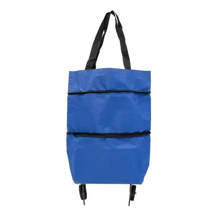 Le sac de courses pliable et portable avec roulettes