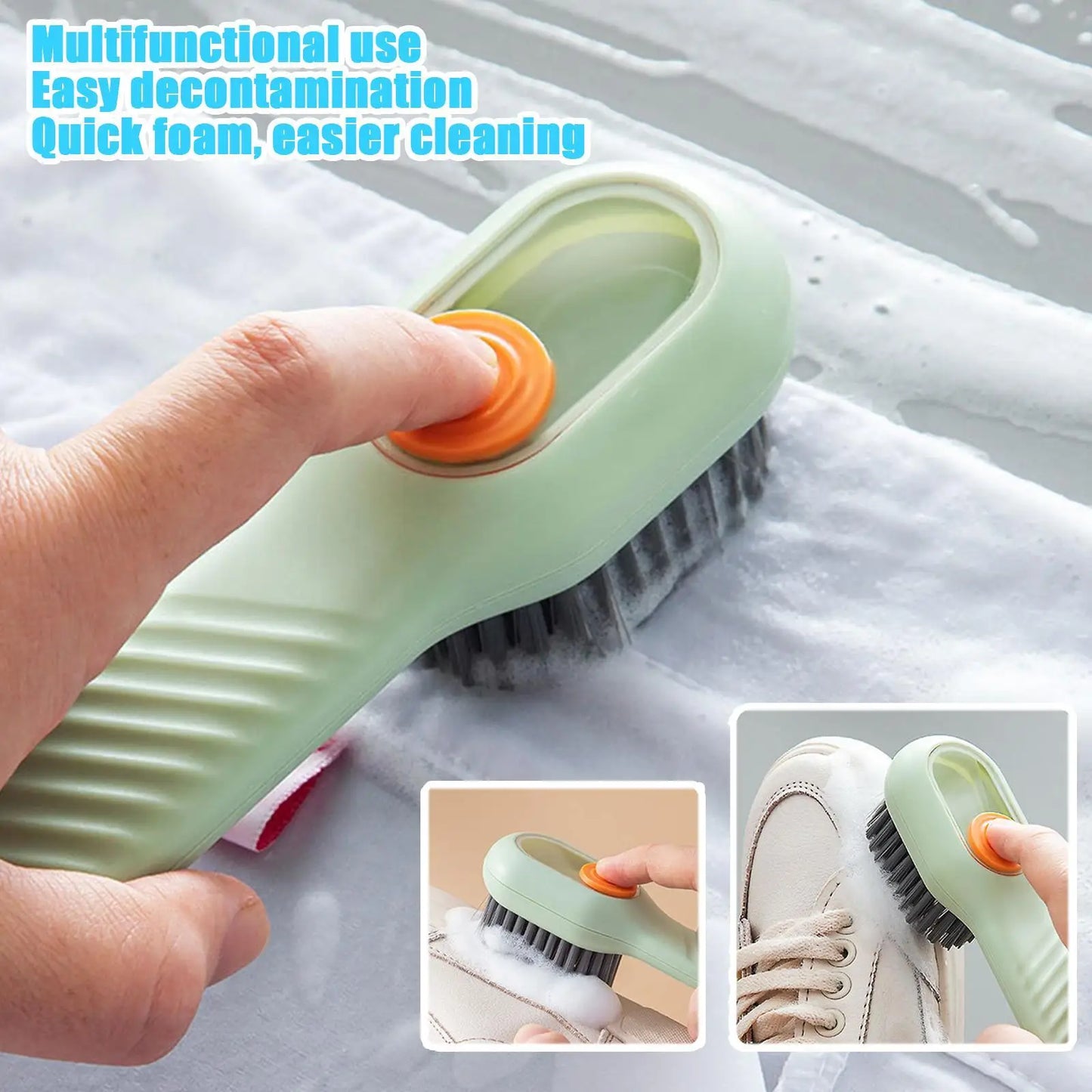 Automatic Liquid Discharge Shoe Brush - Emelay