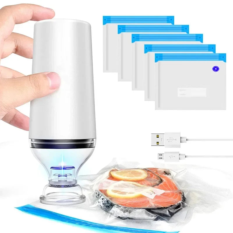 Scelleuse sous vide rechargeable