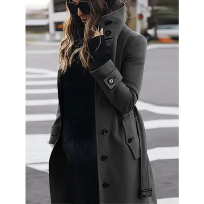 Autumn Winter Woolen Coat