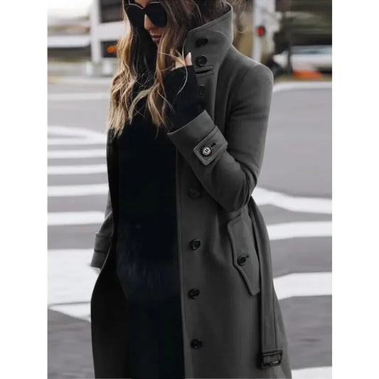 Autumn Winter Woolen Coat