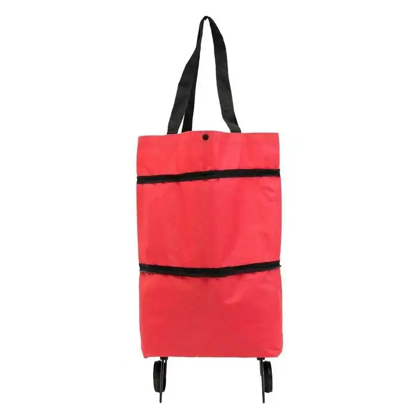 Le sac de courses pliable et portable avec roulettes