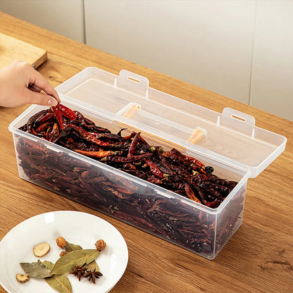 Plastic Storage Box with 6 Compartments