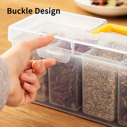 Plastic Storage Box with 6 Compartments