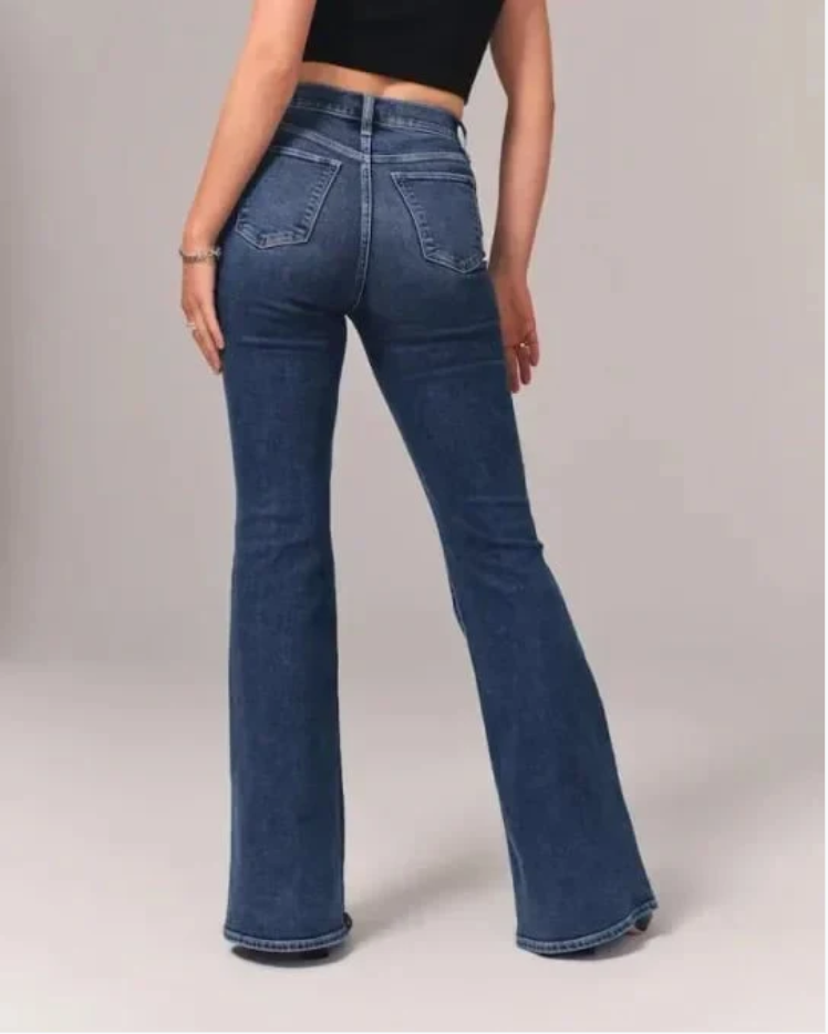 💥Hot Sale 50% OFF💥🔥Tummy Control Ultra High Rise Stretch Flare Jean