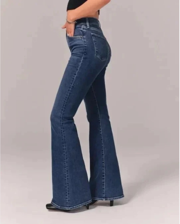 💥Hot Sale 50% OFF💥🔥Tummy Control Ultra High Rise Stretch Flare Jean