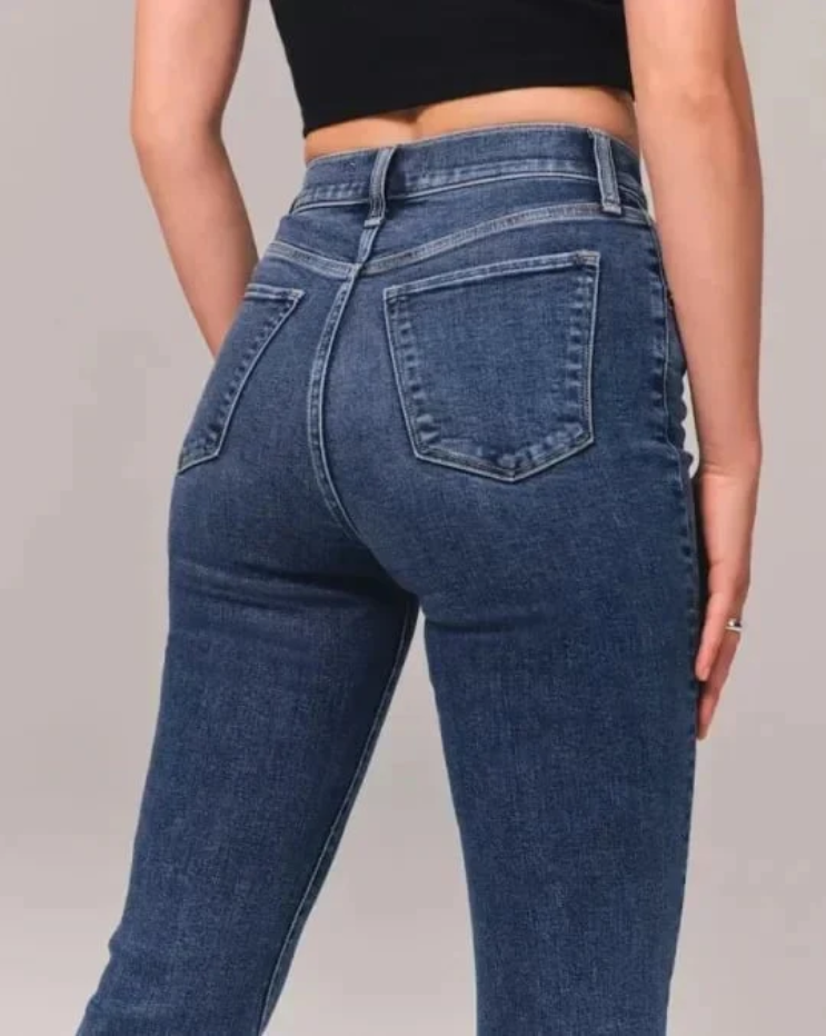 💥Hot Sale 50% OFF💥🔥Tummy Control Ultra High Rise Stretch Flare Jean