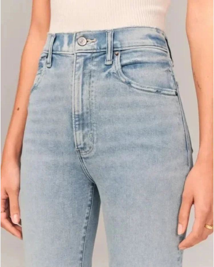 💥Hot Sale 50% OFF💥🔥Tummy Control Ultra High Rise Stretch Flare Jean